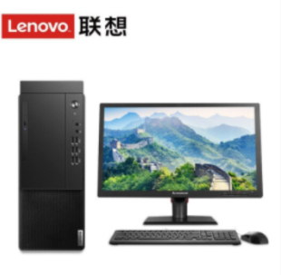 联想 启天M437 商用办公台式计算机电脑 （i3/10105/4G/1T/19.5/无光驱 /集显/ DOS/LED）通用台式计算机