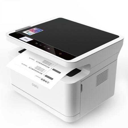 得力(deli)黑白激光打印復印掃描三合一一體機 家用辦公商用 M2000NW(USB/有線/無線連接)
