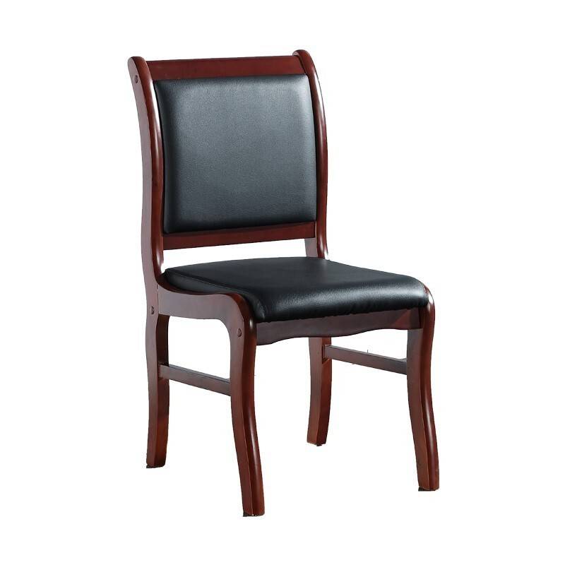 麦森（maisen）办公椅 实木经理老板员工职员会议椅子 0.46*0.48米 MS-21XM-12125