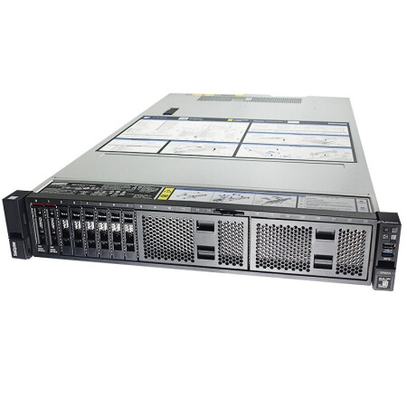 联想(lenovo)sr650 2u机架服务器商用主机(至强银牌4210r*1/16gb/2*
